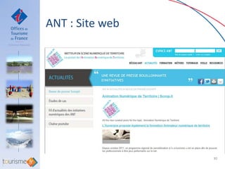 ANT : Site web




                 30
 
