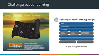 Challenge based learning
 