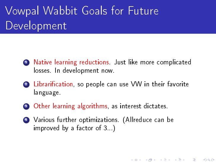 vowpal wabbit