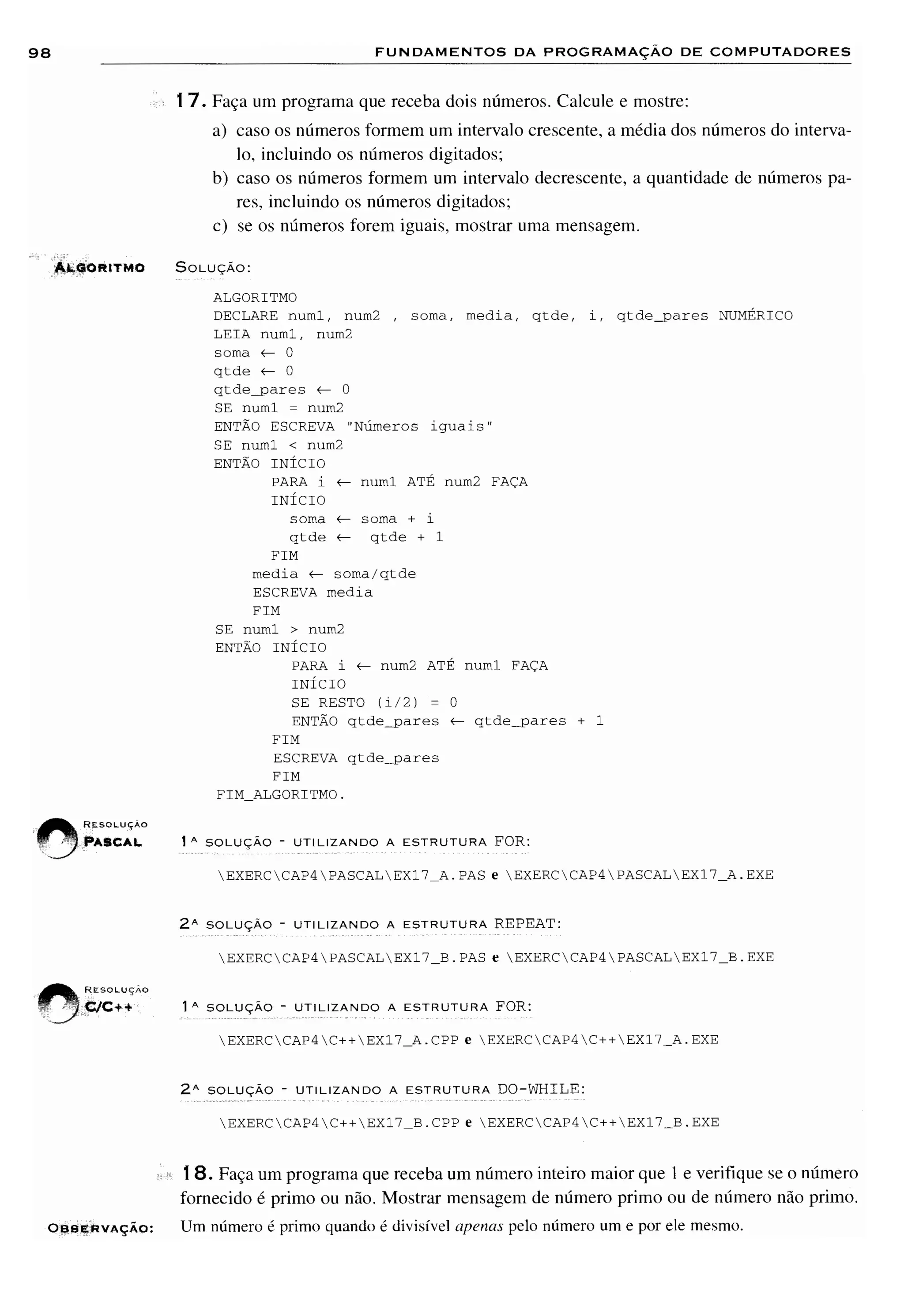 Fundamentos da programação de computadores   1ª edição