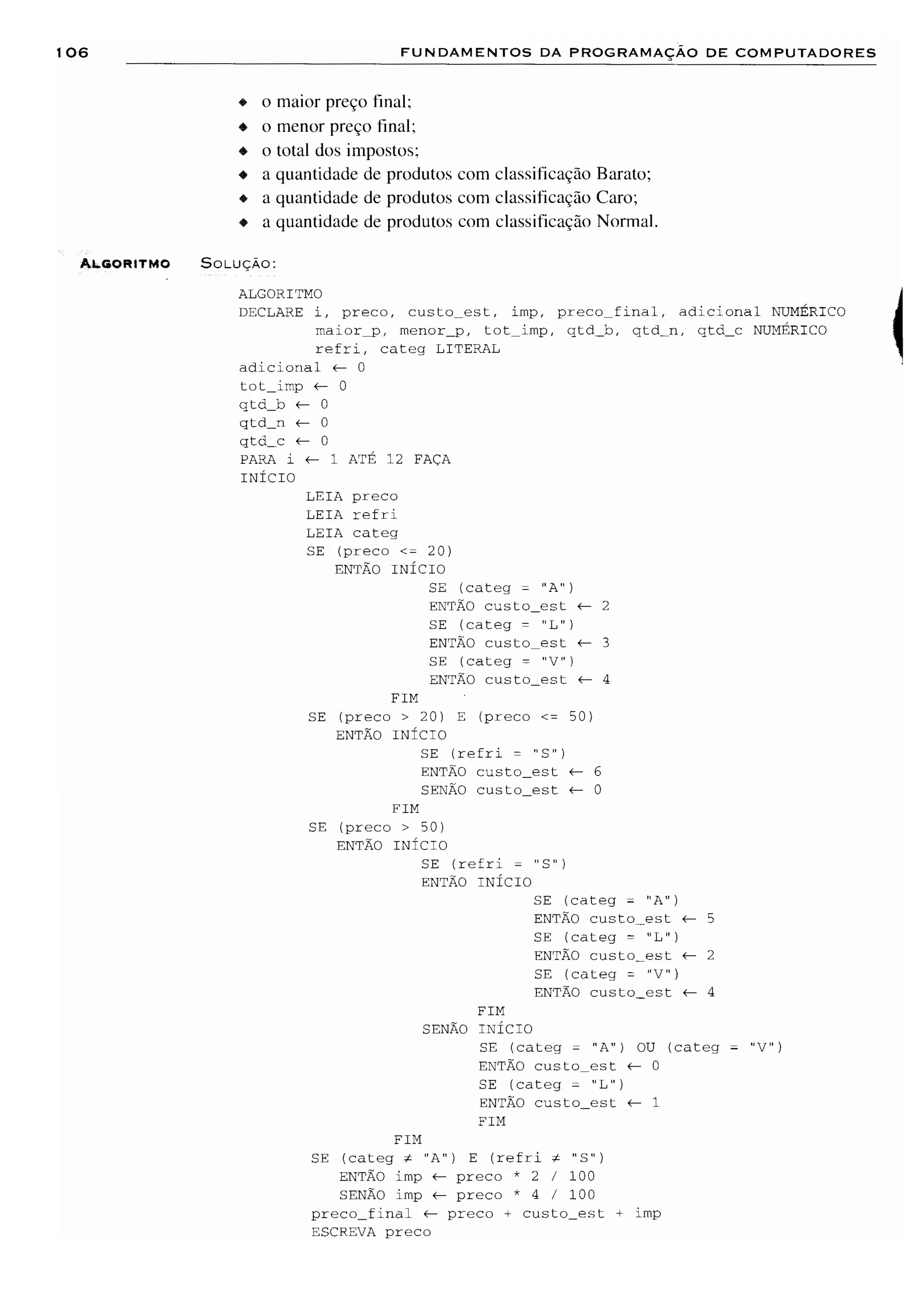 Fundamentos da programação de computadores   1ª edição