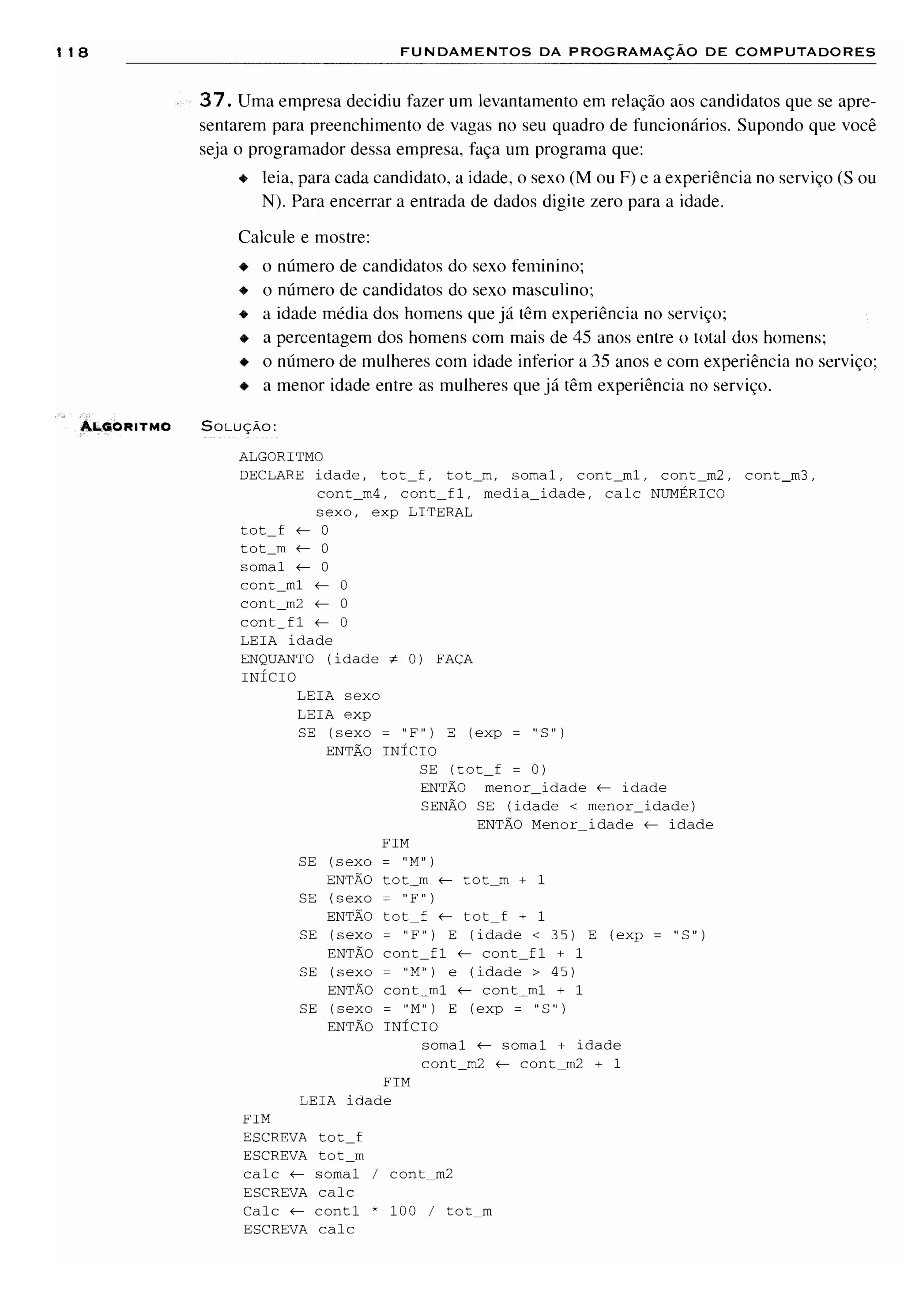 Fundamentos da programação de computadores   1ª edição