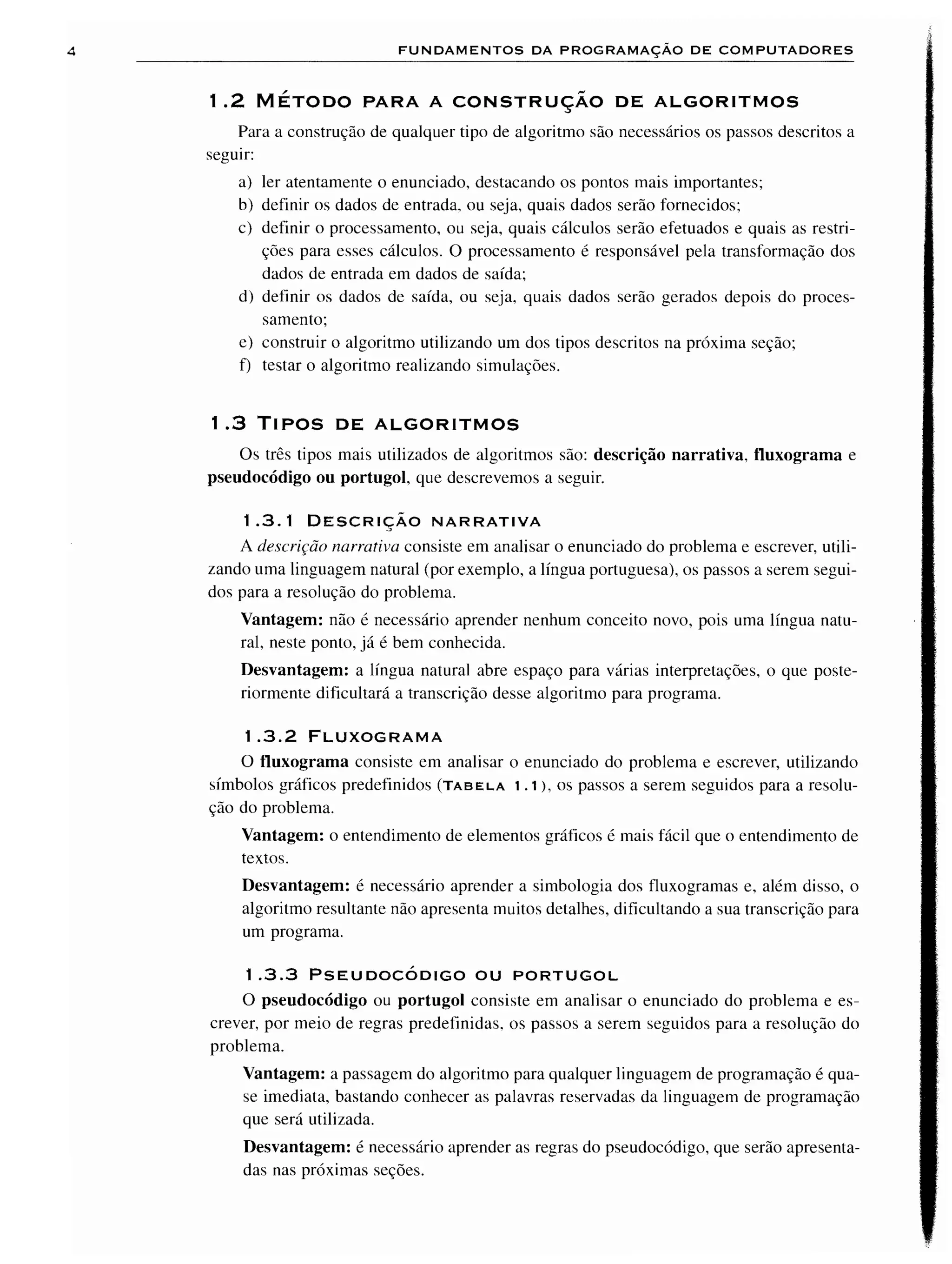 Fundamentos da programação de computadores   1ª edição