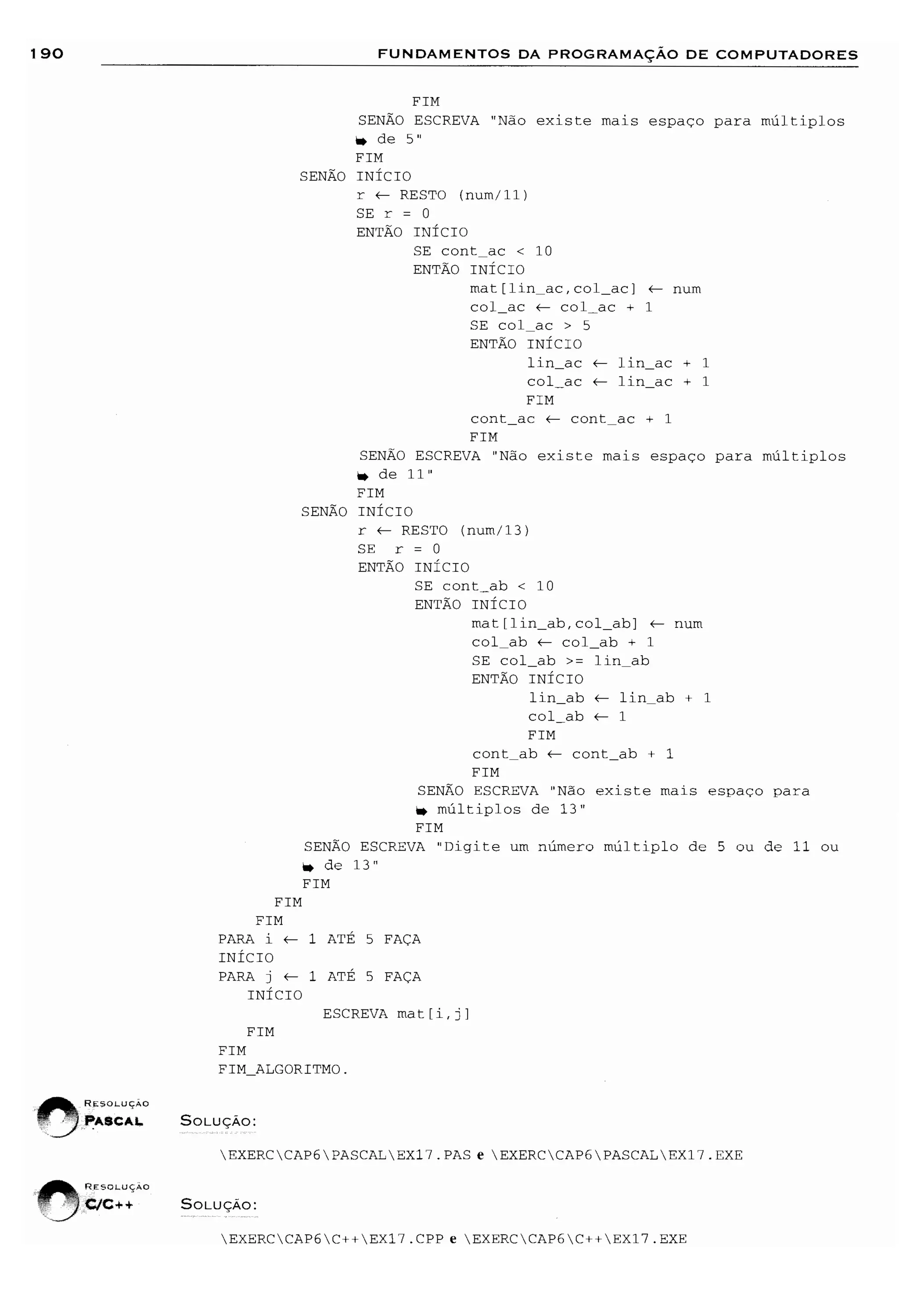 Fundamentos da programação de computadores   1ª edição