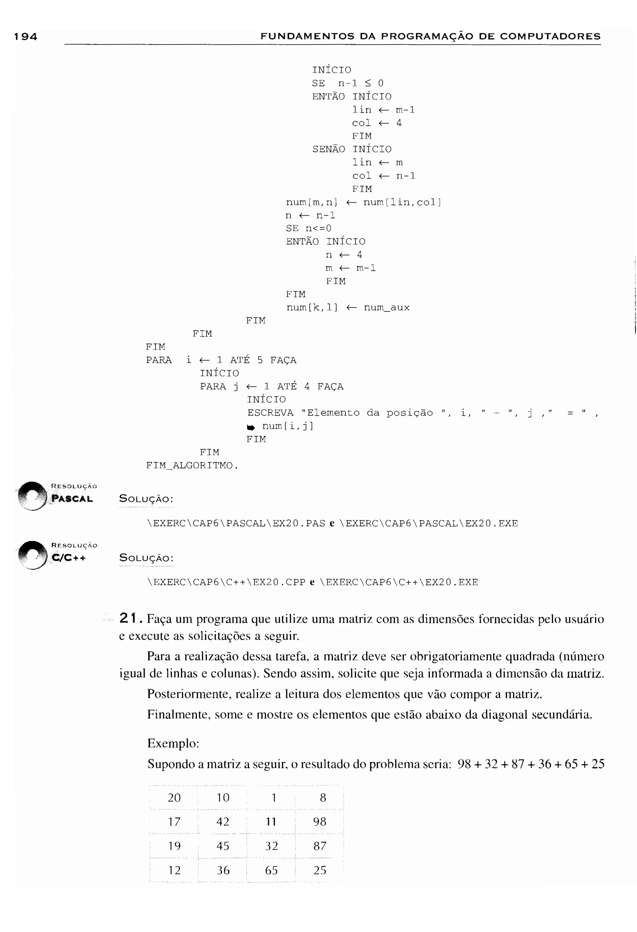Fundamentos da programação de computadores   1ª edição
