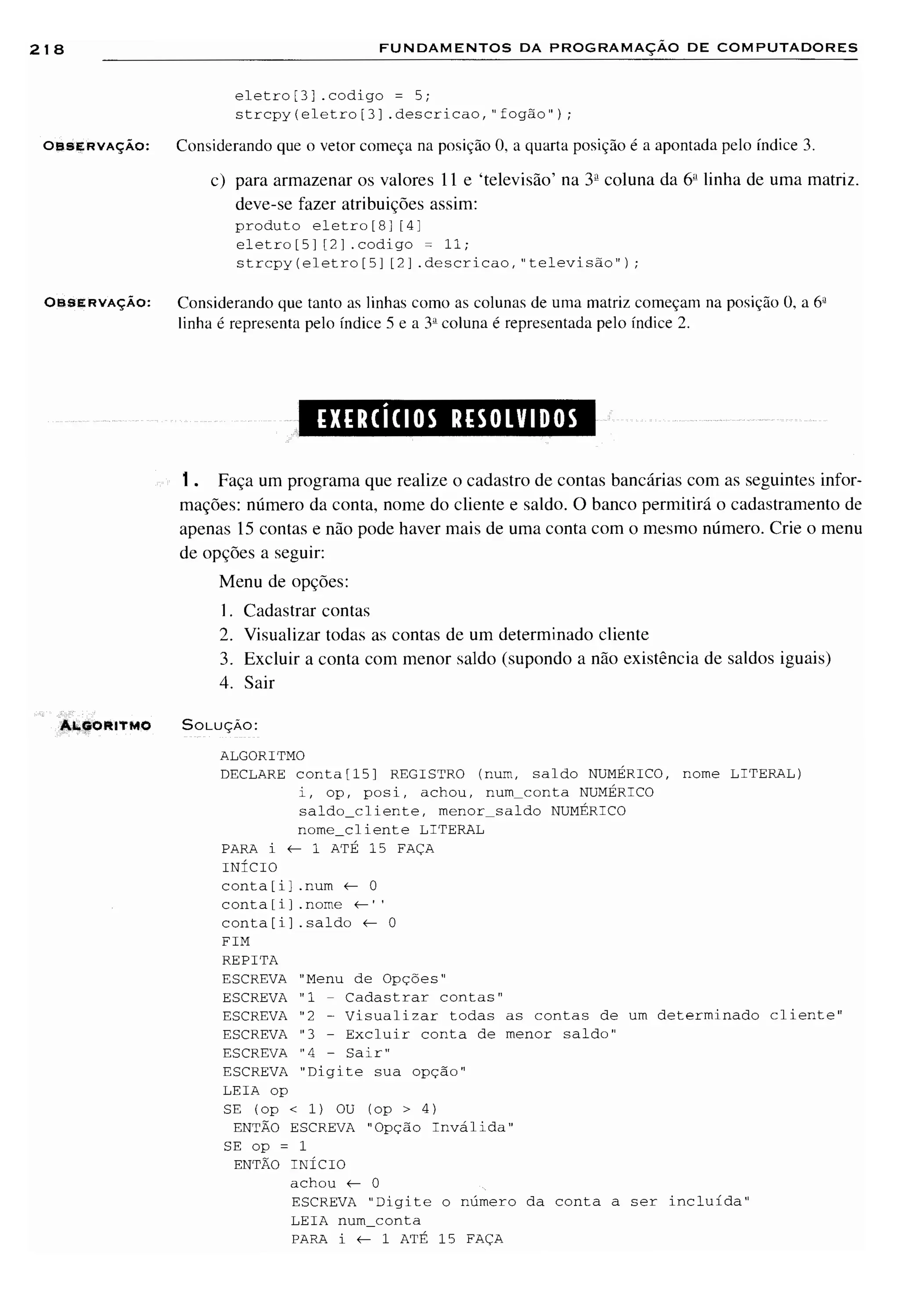 Fundamentos da programação de computadores   1ª edição