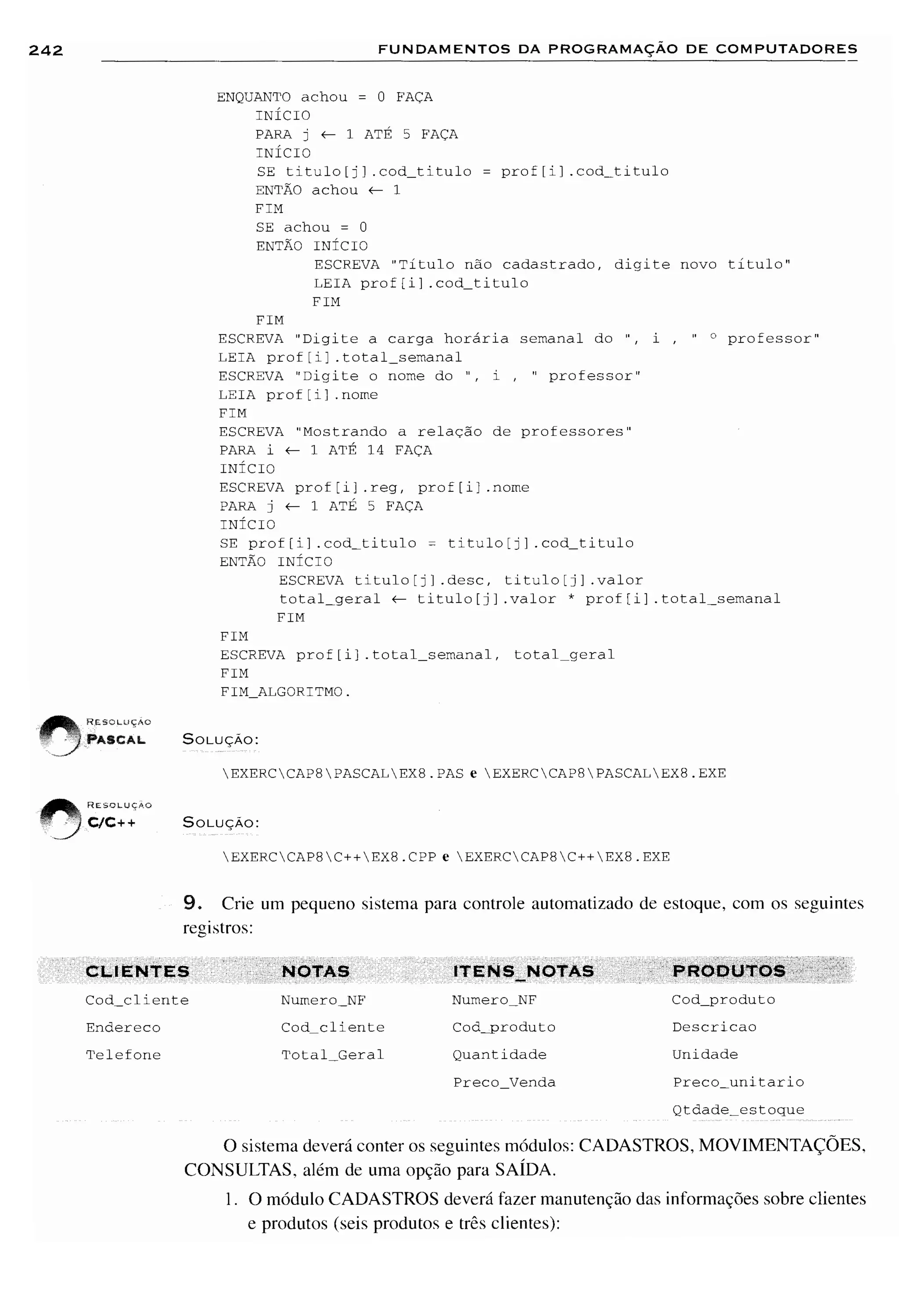 Fundamentos da programação de computadores   1ª edição