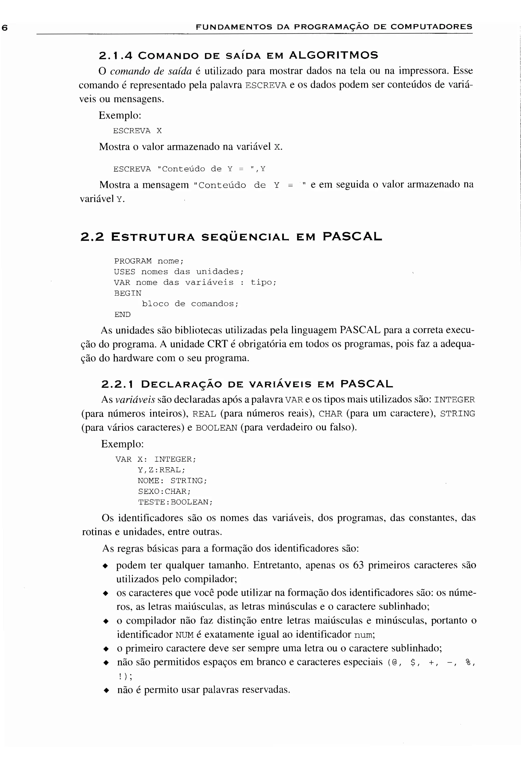 Fundamentos da programação de computadores   1ª edição