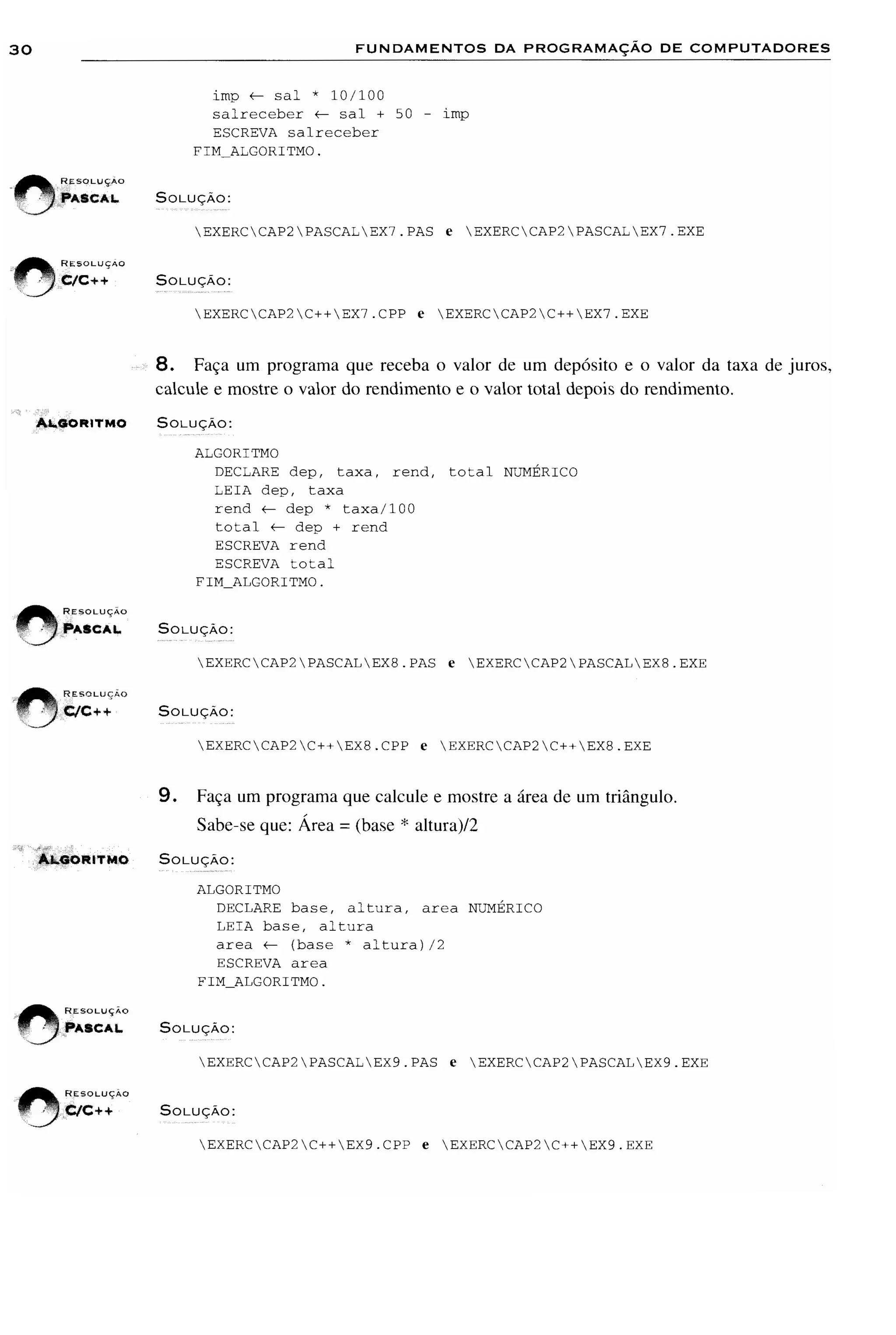 Fundamentos da programação de computadores   1ª edição