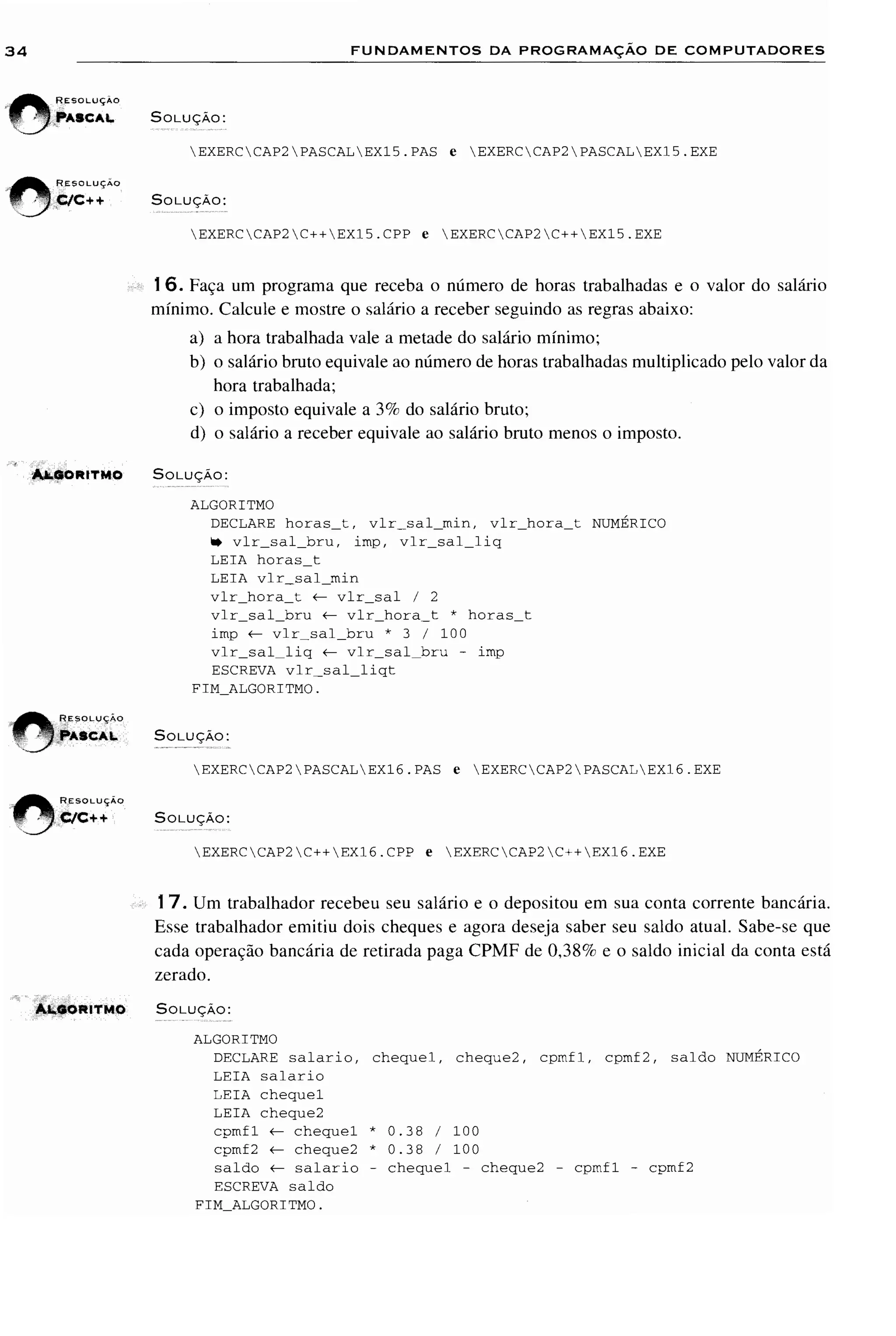 Fundamentos da programação de computadores   1ª edição