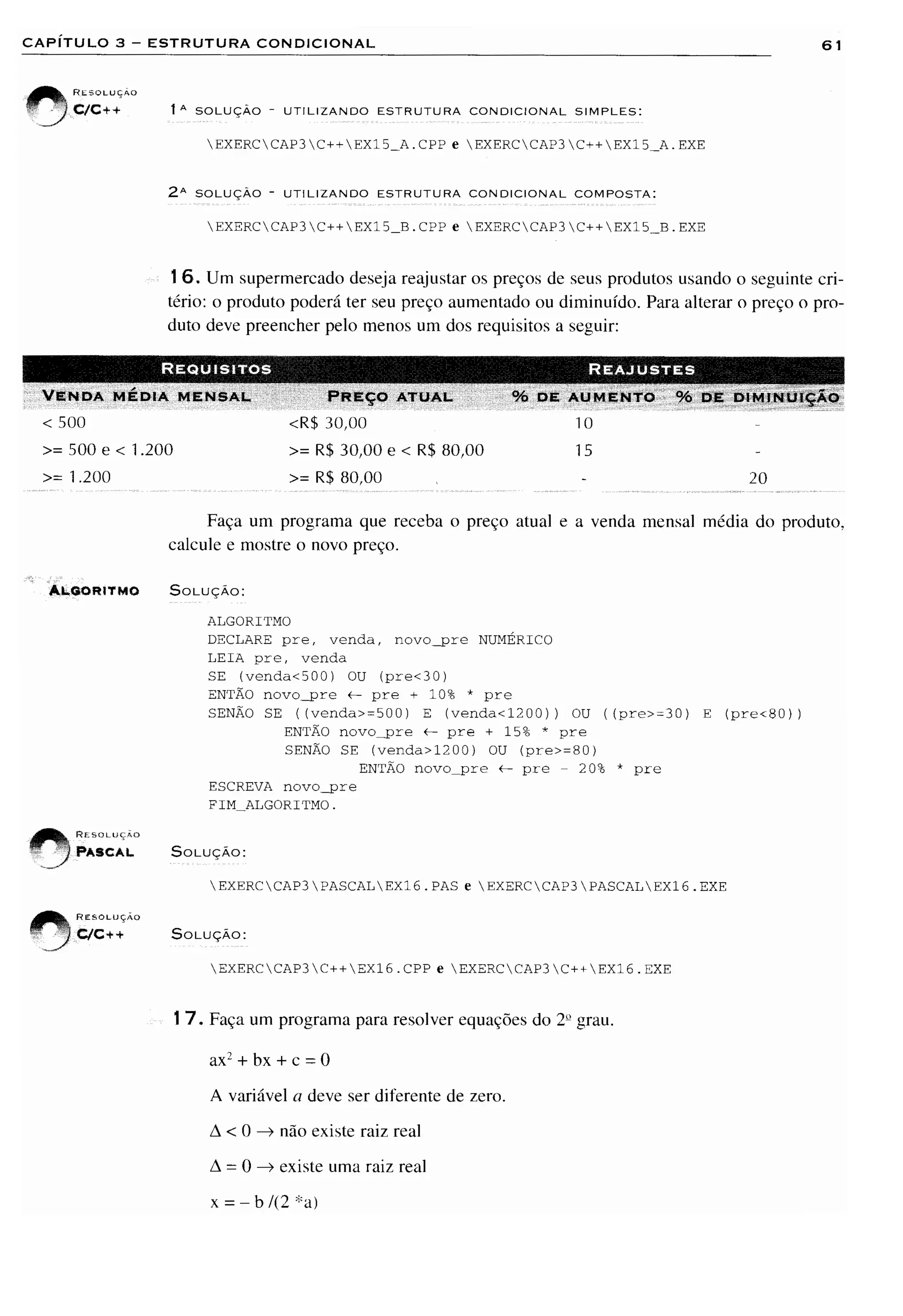 Fundamentos da programação de computadores   1ª edição