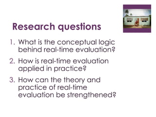 Real time evaluation in theory and practice | PPTX