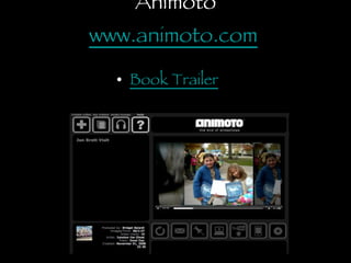 Animoto www.animoto.com   Book Trailer 
