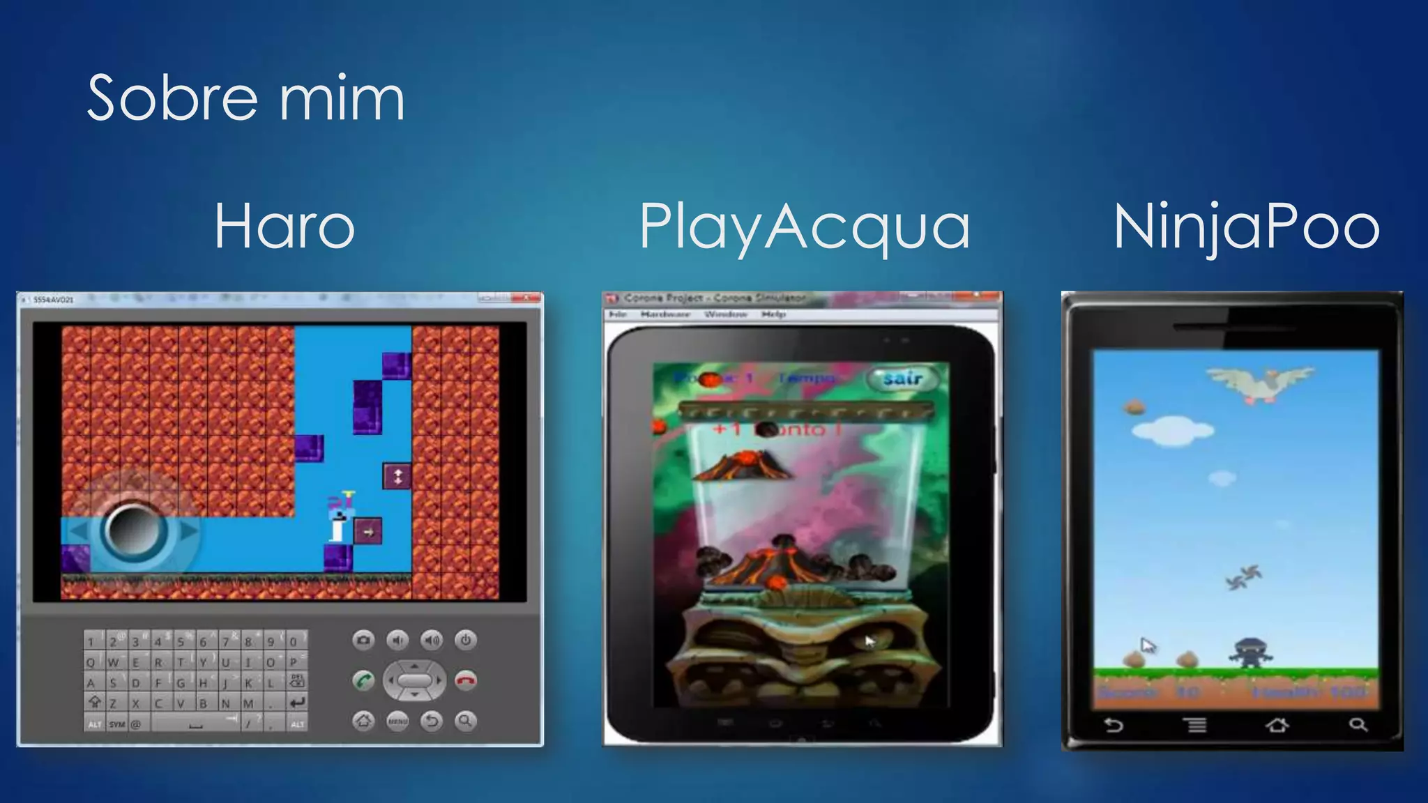 Sobre mim
Haro PlayAcqua NinjaPoo
 