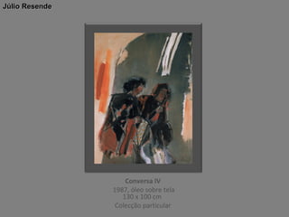 Júlio Resende

Conversa IV
1987, óleo sobre tela
130 x 100 cm
Colecção particular

 