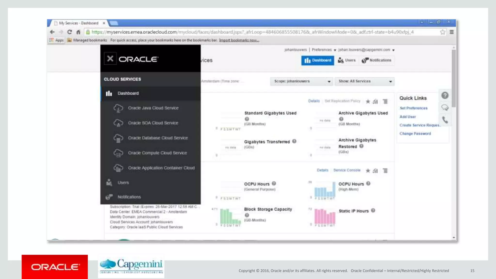 Oracle cloud, private, public and hybrid | PPTX