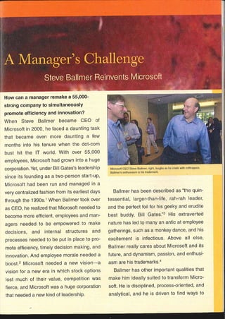 A Manager's Challenge (9)