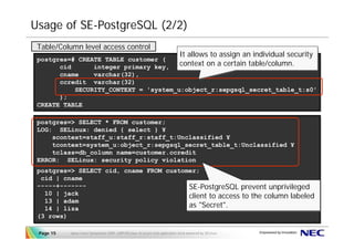 LAPP/SELinux - A secure web application stack powered by SELinux | PDF