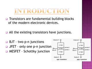 Transformable Junctionless Transistor Junctionless transistors | PPTX
