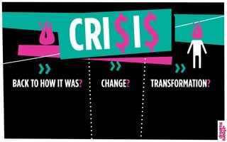 CHANGE? TRANSFORMATION?BACK TO HOW IT WAS?
CRI I$$
 