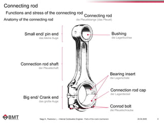 Engine Conrod Internal Combustion Engines ConrodCrankShaft.pptx