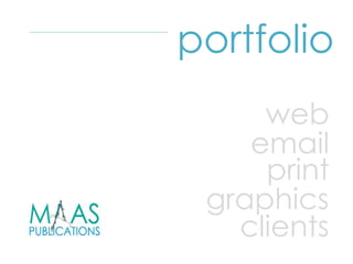 portfolio web email print graphics clients 