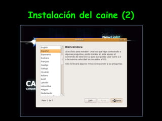 Instalación del caine (2)
