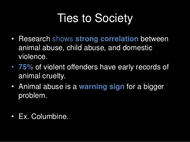 a group presentation on animal abuse One form of animal cruelty is overt these organizations would not exist without the dedication of a group of caring individuals who truly believe every life. a group presentation on animal abuse One form of animal cruelty is overt these organizations would not exist without the dedication of a group of caring individuals who truly believe every life.