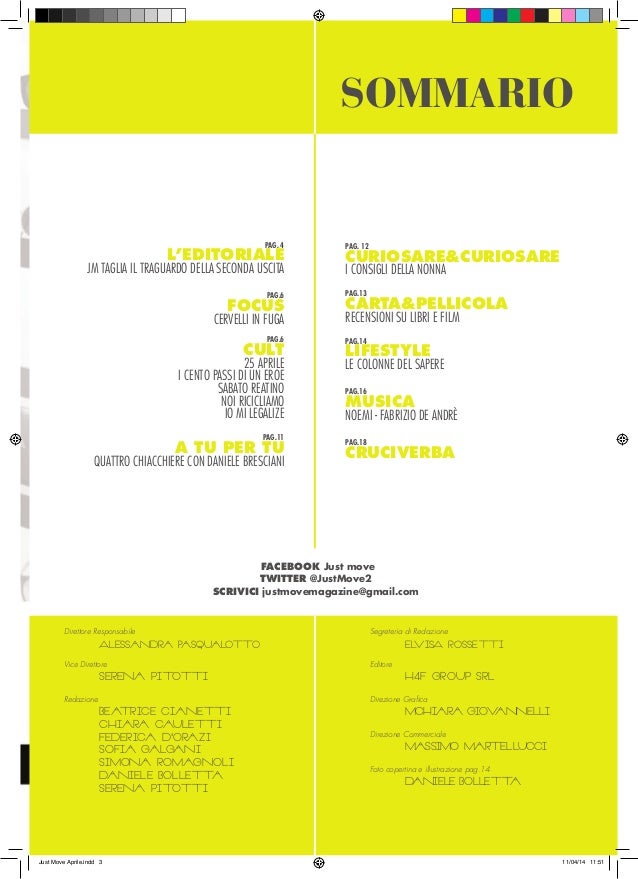 Jm Just Move N2 Aprile 2014