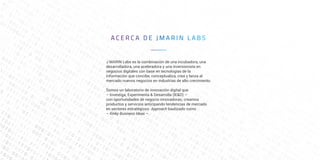 J MARIN Labs Digital Disruption