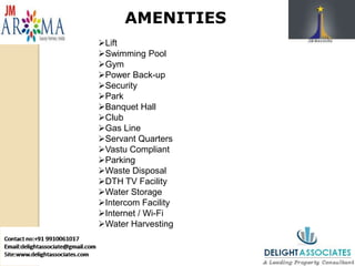 AMENITIES
Lift
Swimming Pool
Gym
Power Back-up
Security
Park
Banquet Hall
Club
Gas Line
Servant Quarters
Vastu Compliant
Parking
Waste Disposal
DTH TV Facility
Water Storage
Intercom Facility
Internet / Wi-Fi
Water Harvesting
 