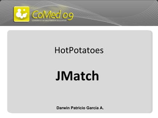 HotPotatoes JMatch Darwin Patricio García A. 