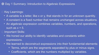 Introduction to Algebraic Expressions.pptx