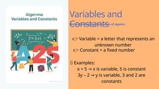 Introduction to Algebraic Expressions.pptx