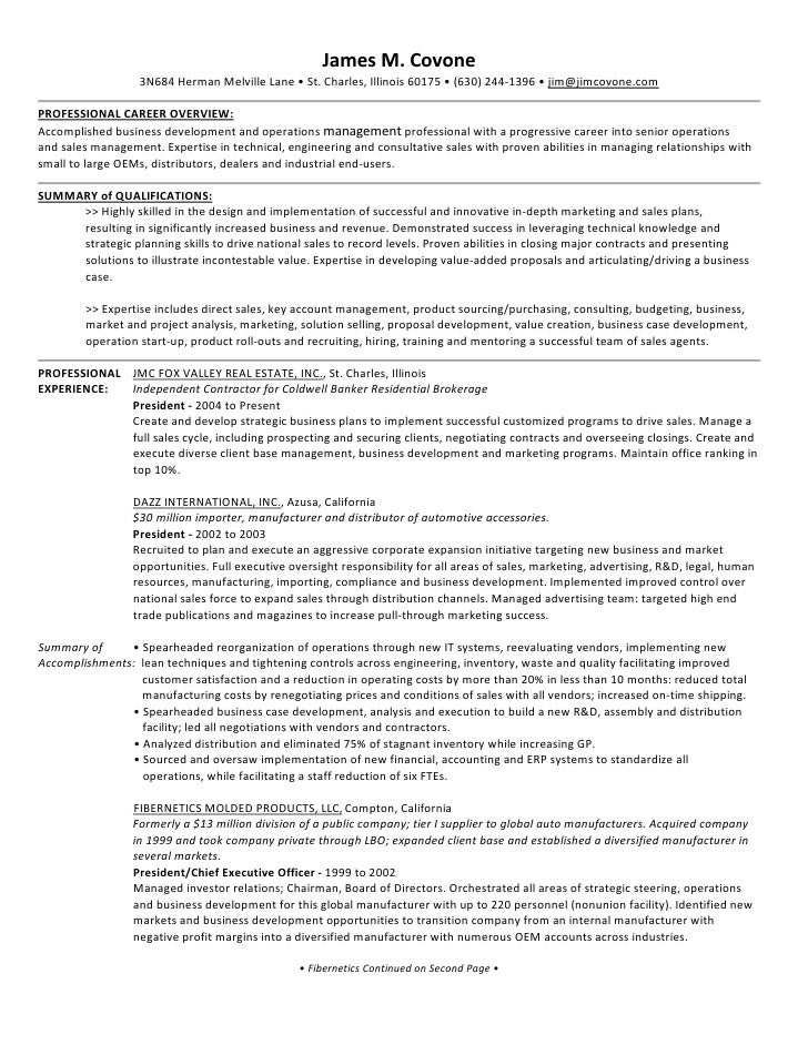 investor relations resumes