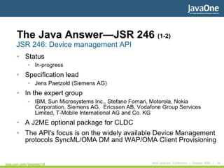 Fornari SyncML JMDF First Meeting