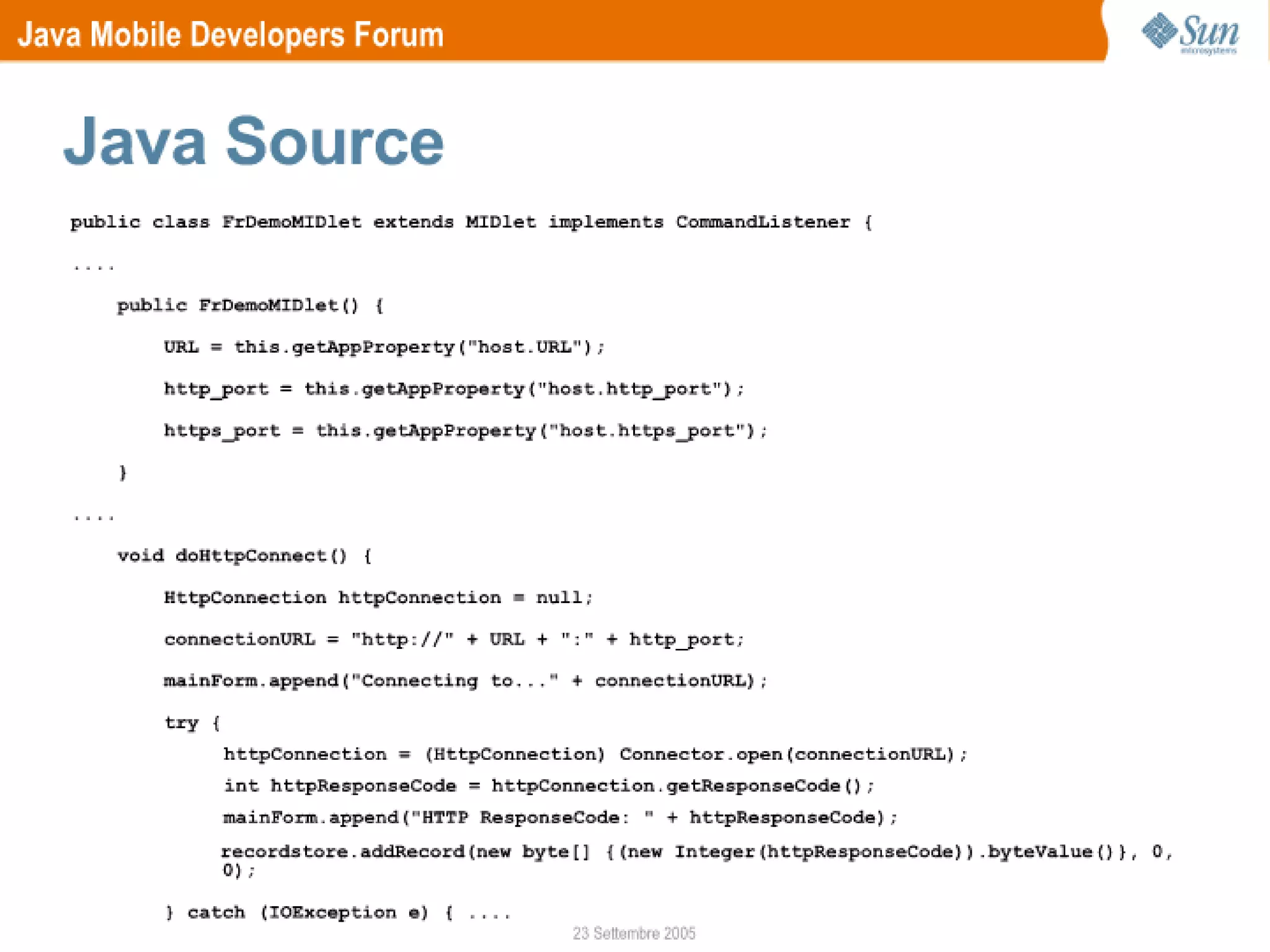 Schepis Deploy and Test MIDP Applications JMDF First Meeting