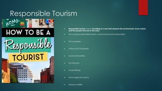 Travelling scholars: Sustainable and Responsible Tourism | PDF