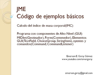 JME - IMC