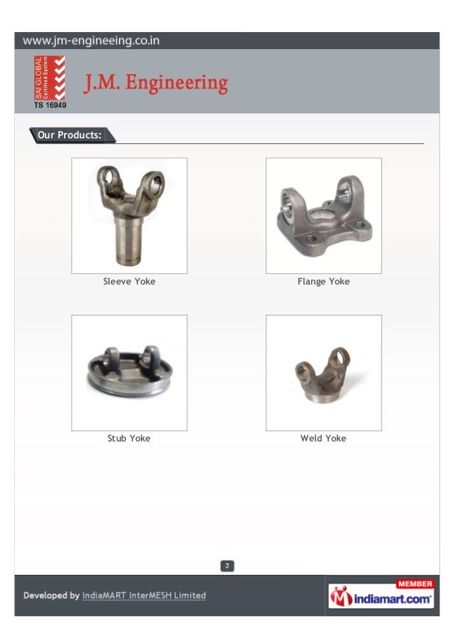 J.M. Engineering, Nashik, Automotive Yokes