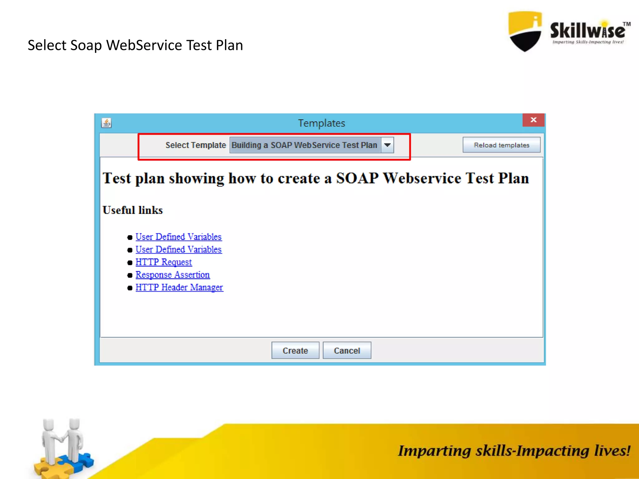 Select Soap WebService Test Plan
 