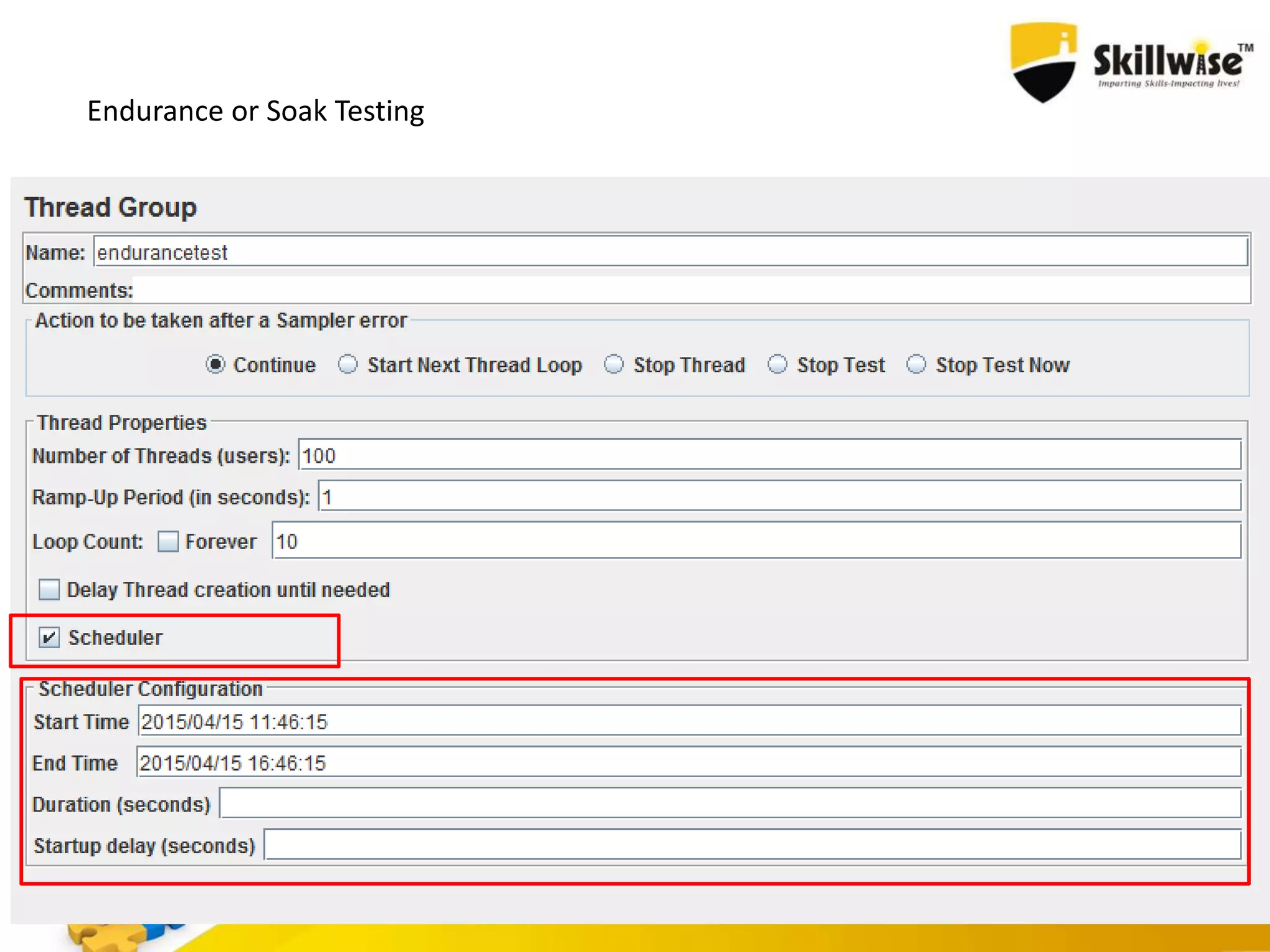 Endurance or Soak Testing
 