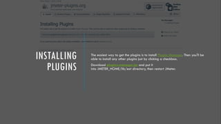 INSTALLING
PLUGINS
The easiest way to get the plugins is to install Plugins Manager. Then you'll be
able to install any ot...