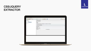 CSS/JQUERY
EXTRACTOR
15
 