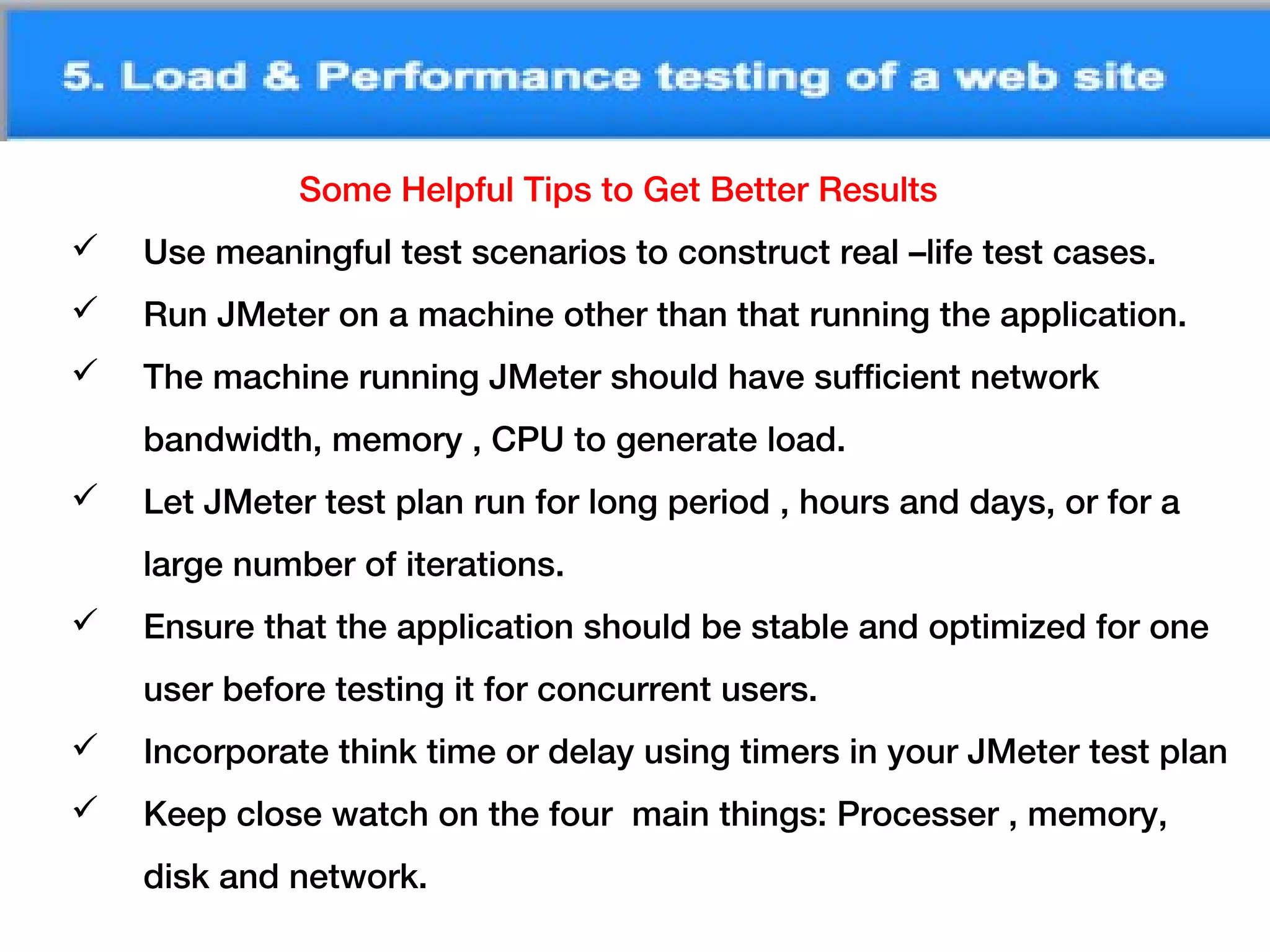 Performance testing with Jmeter | PPT