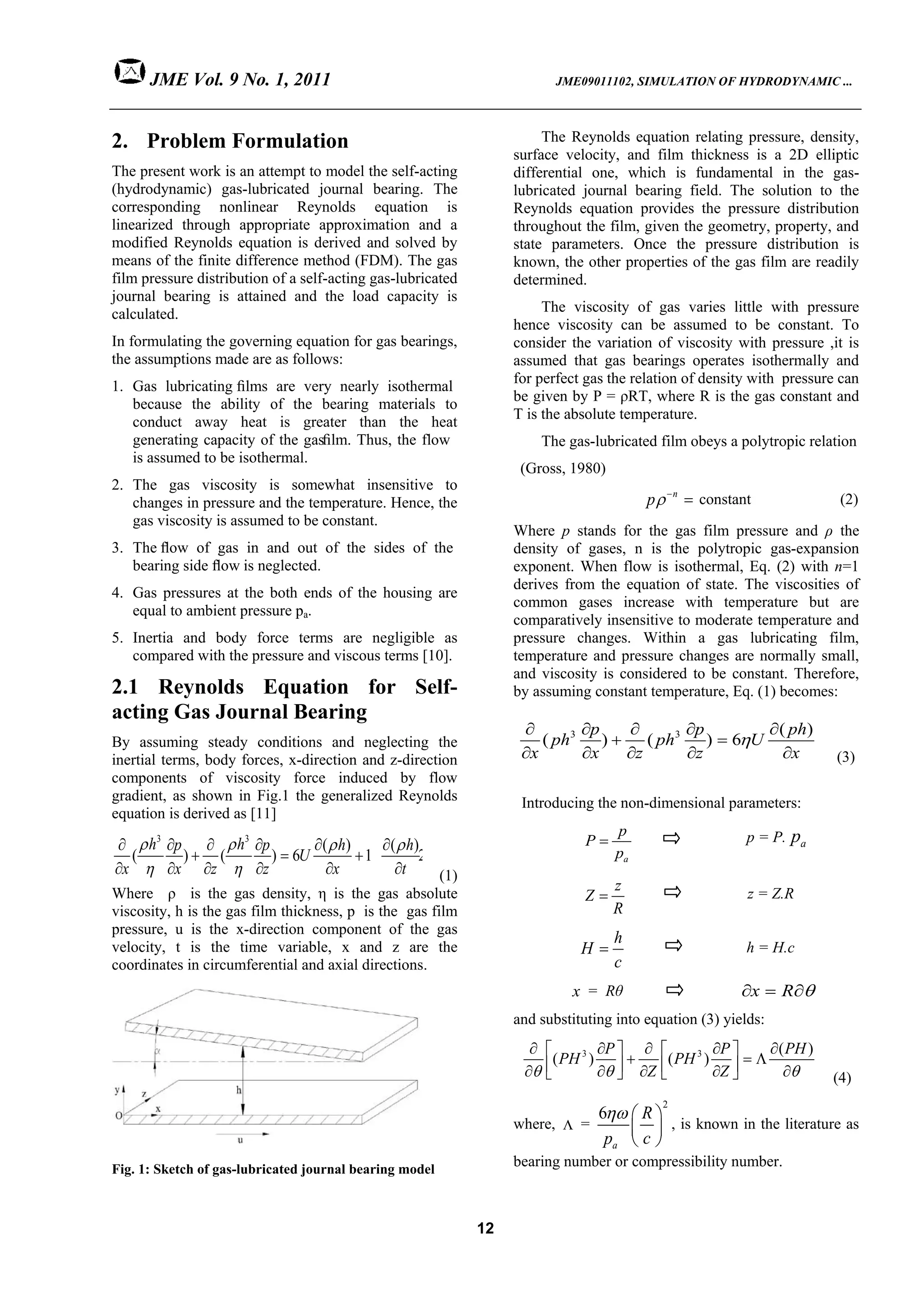 JOURNAL OF MECHANICAL ENGINEERING, VOL.9 NO.1 | PDF