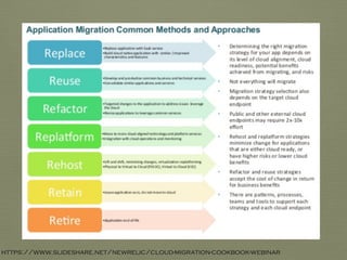 https://www.slideshare.net/newrelic/cloud-migration-cookbook-webinar
 