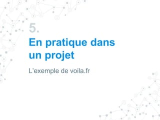 Schema.org sur voila.fr
https://www.google.com/webmasters/tools/structured-data?hl=fr
Qualifier les types necessaires
Test...