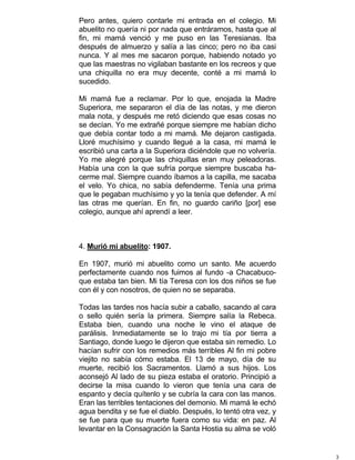 Santa Teresa de Los Andes - DIARIO