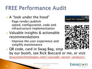 Faster! Optimize Your Cascade Server Experience, by Justin Klingman ...